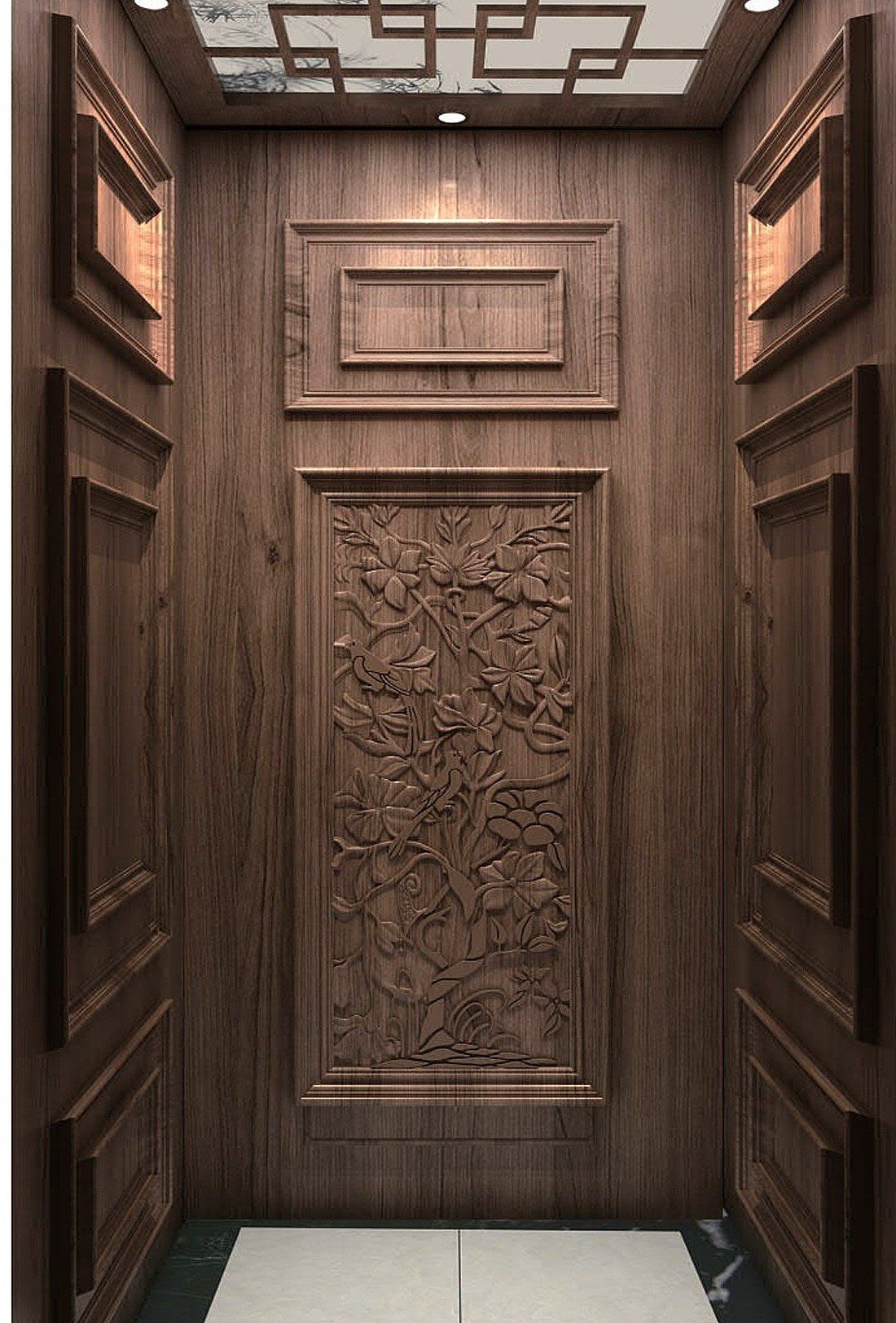 Atelier — Span signature cabin interior, Carved By Hand. Not Stamped By A Machine.