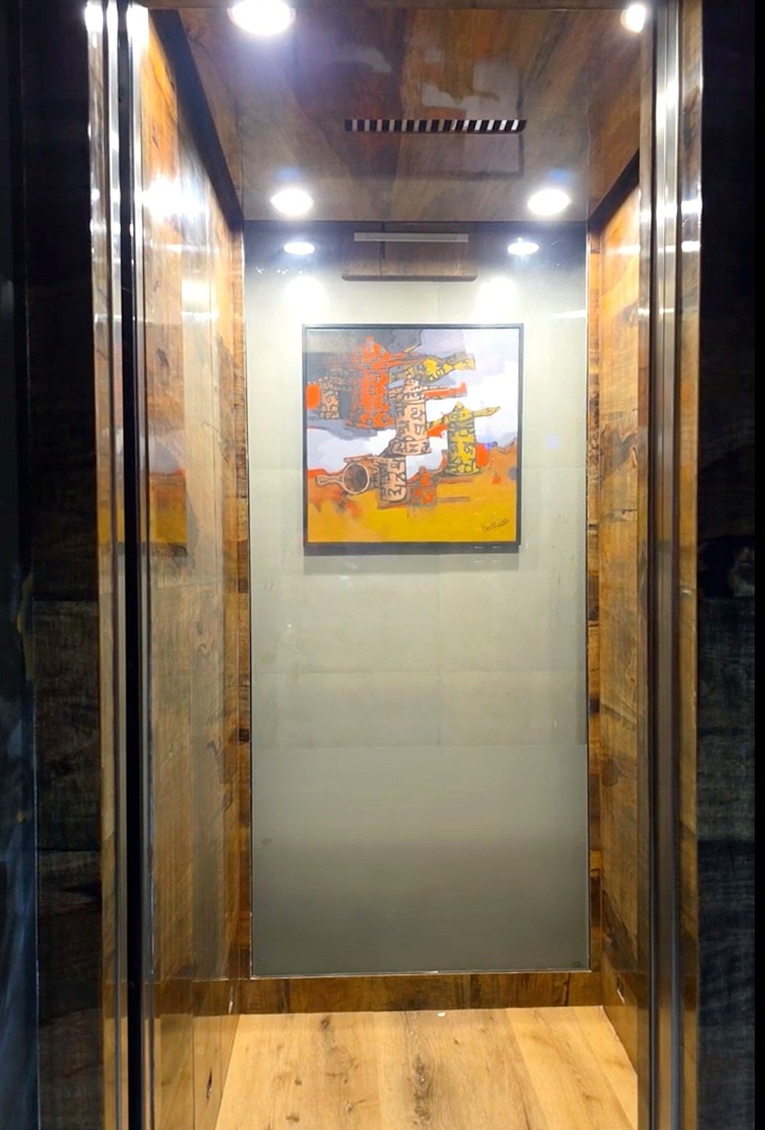 Canvas — Span signature cabin interior, A Private Gallery That Moves.