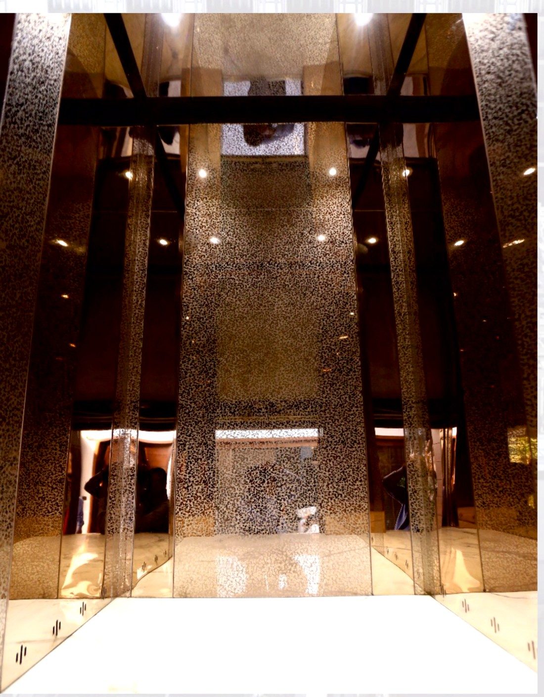Rose Gold · Designer Panel — Span signature cabin interior