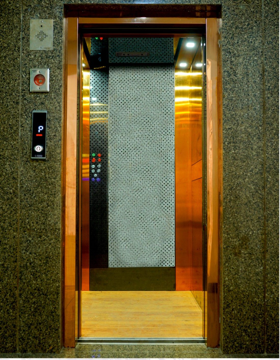 Rose Gold · Hex — Span signature cabin interior
